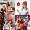 Decorazioni per cappelli di Natale Cappello da festa luminoso colorato di Capodanno per bambini adulti