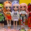 Doll surprise mga's sister, original rainbow middle school, clothes, shoes, accessories, children's playground, gifts toys
