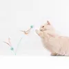 Cat Toys 3pcs Spela leksak Rolig Interactive Kitten Ball med Fake Feather Pet Supply Product Teaser