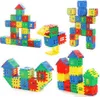 50pcs Parentaling Development House Building Building Building Construction L'apprentissage pédagogique Construction Blocs Jouets pour enfants Cadeau GYH Y1130