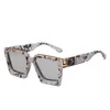 Sunglasses Square Trendy Brand Designer Sun Glasses For Men And Women 2021 Millionaire Style