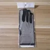 5本の指の手袋ホワイトブラックシルクショートレディース夏のレースメッシュガーゼ超薄いヴィンテージエレガントなオペラ透明パーティーグローブ
