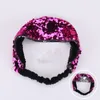 Double-sided Headbands For Girls Color Change Baby Hair Band Sequins Kids Turban Princess Accessories Rainbow Turban Children 2443 Q2