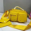 Women Crossbody Wallets Messenger Bags Handbag Purse Plain Letter Classic Metal Buckle Embroidered Wide Shoulder Strap Genuine Leather