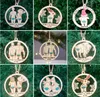 Putting it all Behind Us In 2021,Wood Ornament Christmas tree Decorations Pendant Wooden Hollow Couple Snowman Decor Ornaments