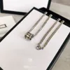 Moda Clássica Necklace Street Marca unisex pulseira desenhista anéis círculo de luxo pingente colares para homem mulher jóias