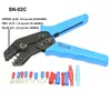 280/320pcs spade terminals insulated cable connector electrical wire assorted crimp butt fork set ring lugs rolled plier sn