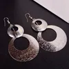 JIOFREE New Earring Design hyperbole Large Double Circle Clip on Earrings Non Piercing for Women Party Wedding Elegant Accessories