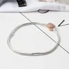 Charm Bracelets Luxury Vintage Peach Heart Rhinestone Charms For Women Bangles Trendy Valentine Gift Fashion Cute Jewelry
