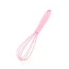 Kök Silicone Whisk Non-Slip Easy to Clean Egg Beater Milk Frother Kök Utensil Kök Silikon Verktyg