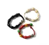 Novos tornozelos Mulheres Rasta Metal Fumo Fumo Tubulação Pulseira Portátil Cânhamo Corda Bangle para Homem Presente 3 Cores