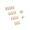 FALSE NAILS 24PCSBOX LAPTACHABLE GRADIENT Ballerina Artificial Coffin Stiletto Press On Fake Full Cover Nail Art Tips8410952