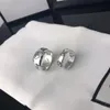 2021 Nuova fascia di moda anelli Silver Simple Coppia