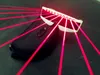 Decorazione per feste Spettacoli per DJ Occhiali illuminati Artisti per discoteche Palcoscenico Laser rosso lampeggiante LED luminescente Forniture per regali di novità