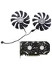 Fanlar Soğutma 1 Çift 85mm HA9010H12F-Z 4Pin Soğutucu Fan Değiştirme MSI GTX 1060 OC 6G Için