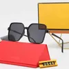 Lyxig designer solglasögon Toppkvalitet Aviation Pilot Solglasögon för män Kvinnor med svart eller brun röd, tyg och detaljhandel!