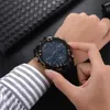 Orologi da polso Top Brand Shiweibao Orologio da uomo cool con quadrante grande Sport Militare Quarzo di tendenza in acciaio inossidabile a quattro tempi