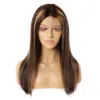 150 Density Ombre Lace Front Wigs Human Hair Colored Body Wave 13x6x1 T Part Highlight HD Transparent Straight Pre Plucked Brazil78688750