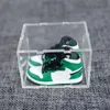 MINI 3D Stereo Sneaker Keychain Decoration Creative Cark Key Chain Men Hanging Basketball Shoes Stereo Model Cain Series SOU247S