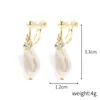Moda alta quantità insolite perle d'imitazione orecchini pendenti bohemien glamour matrimonio vintage accessori in oro per le donne all'ingrosso