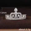 Crystal Crown Ring Rose Gold Dimmond 약혼 결혼 반지 밴드 여성 패션 보석 Will and Sandy