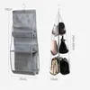 Wardrobe Double Side Hanging Organizers 6 Pockets Storage Handbag Organizer Bag Closet Boxes & Bins