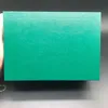 Fabrika Tedarikçisi Orijinal Ahşap Saat kılıfları ile Lüks Marka Yeşil Kutu Kağıtları Kart Cüzdan Kutuları Kılıflar Kol Saati Rolex Saatler Hediye çantası Rolexables