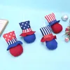 4pcs Patriotiska Gnome Presenter Party Independence Day Gnomes Handgjorda Skandinaviska Tomte Elf Dwarf Plush Doll Hem Pendants