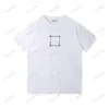 Paris Mens Quality T koszulki T-shirty T-shirty Letterprint Haft okrągły Krótkie rękawy Czarno-moda mężczyźni Koszulki Kobiety