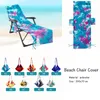 Coprisedia da spiaggia tie-dye con tasca laterale Copriasciugamano colorato per chaise lounge per lettino da piscina per prendere il sole Asciugamani da giardino per assorbimento d'acqua Tappetino wmq1102