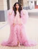 Maternity Robes Boutique Occasion Dresses Women Long Tulle Bathrobe Dress Po Shoot Birthday Party Bridal Fluffy Evening Sleepwe338T