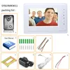 Video Kapı Telefonları İnç TFT LCD Telefon Visual Intercom Hoparlör Sistemi 2 Monitör 1 Su Geçirmez Dış Mekan IR Cameravideo