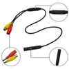 Car Rear View Cameras& Parking Sensors 1Pcs Reverse Backup Camera 4-Pin Male To Female Connector RCA CVBS Wire Signal Power Adapte311Q