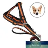 Поводок собаки Регулируемый светоотражающий ремешок для домашних животных ведущий с жилетным ремнем для прогулок поводки