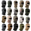 Balaclava extérieur moto cou visage masque casquette guêtre impression casquettes couverture complète de cyclisme Camouflage unisexe vélo Camo Ou masques