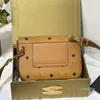 2021 Top Luxus Damen Handtasche Umhängetasche Mode Kette Designer Damen Hohe Qualität Braun Brief Leder Messenger Bags Rucksack Brieftasche