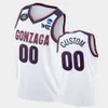 Zags GonzagaブルドッグステッチバスケットボールジャージーDominick Harris Julian Strawther Ben Gregg Nolan Hickman Colby Brooks Abe Eagle Joe graves graves