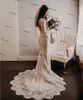 Country Boho Wedding Dresses Long Sleeves Sheer Neck Full Lace Backless Bridal Gowns vestido de fiesta boda 2021