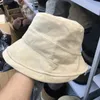 Jesień Nieregularny Brim College Style Corduroy Wiadro Cap Mężczyźni Kobiety Fisherman Caps