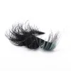 Colored False Eyelashes 3D Fluffy Faux Mink Color Eye Lashes Strip Wipsy Multicolored Fake Lash for Daily Christmas Cosplay Party 7386506