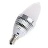 Lâmpadas 3W Smart E12 RGB LED Color Color Color Color Bulbo com 24 Vela Botão de Controle Remoto Lampshade