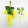 12 teile / paket künstliche seide glistery hängende pflanzen für hochzeit fire hause garten dekor dekorative blumen diy dekoration kränzen