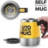 450Ml Automatic Electric Lazy Self Stirring Mug Coffee Milk Mixing Cup Tea Stainless Steel Mix cup 210423