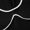 Colysmo осень черный комбинезон цвет блокировки лоскутное bodycon с длинным рукавом комбинезон вязаный паунчик женщины шикарные спортивные одежды 210527