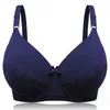 Telimussto Women Underwire Plus Size Bras 3/4 Täckning Non vadderad Brassiere Underwear 36 38 40 42-52 C D E F G Cup BH 211217