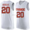 Nikivip Syracuse Orange College # 20 Sherman Douglas Basketball Jersey Tyler Lydon # 21 Marek Dolezaj Mens Cousu Numéro Personnalisé Nom Maillots