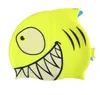 Children Cartoon Swimming Caps Silicone Diving Waterproof Swim Hat Kids Girl Boy Favor Bathing Cap With Fish Shark Pattern