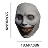 Favor de fiesta Máscara espeluznante de Halloween Demonios sonrientes Máscaras faciales de terror El mal Cosplay Accesorios para adultos Sombreros Vestir Ropa Accesso2046