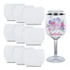 NEWDrinkware Handle Case Sublimation Blank 10oz 12oz Wine Glass Tumbler Neoprene Insulator Sleeve Holder Cover For DIY Ornaments RRA10707