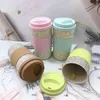 500ml Diamond Coffee Mug BPA Free Wheat Water Bottle Car Cup Office Girl Gift 211122